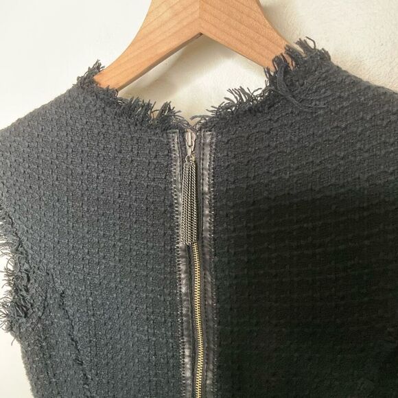 Rebecca Taylor Mini Shift Dress Leather - Picture 6 of 9